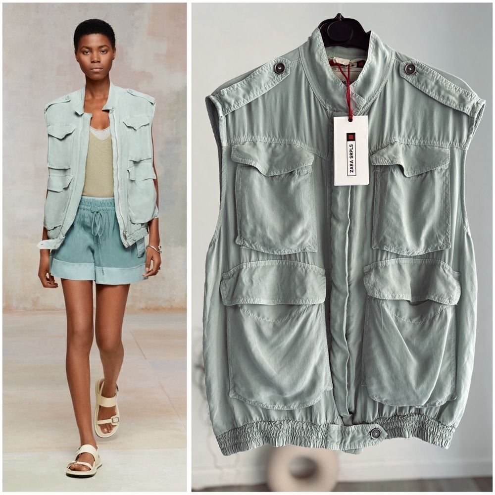 Zara Limited Edition VST FLD 10 XS-S New
